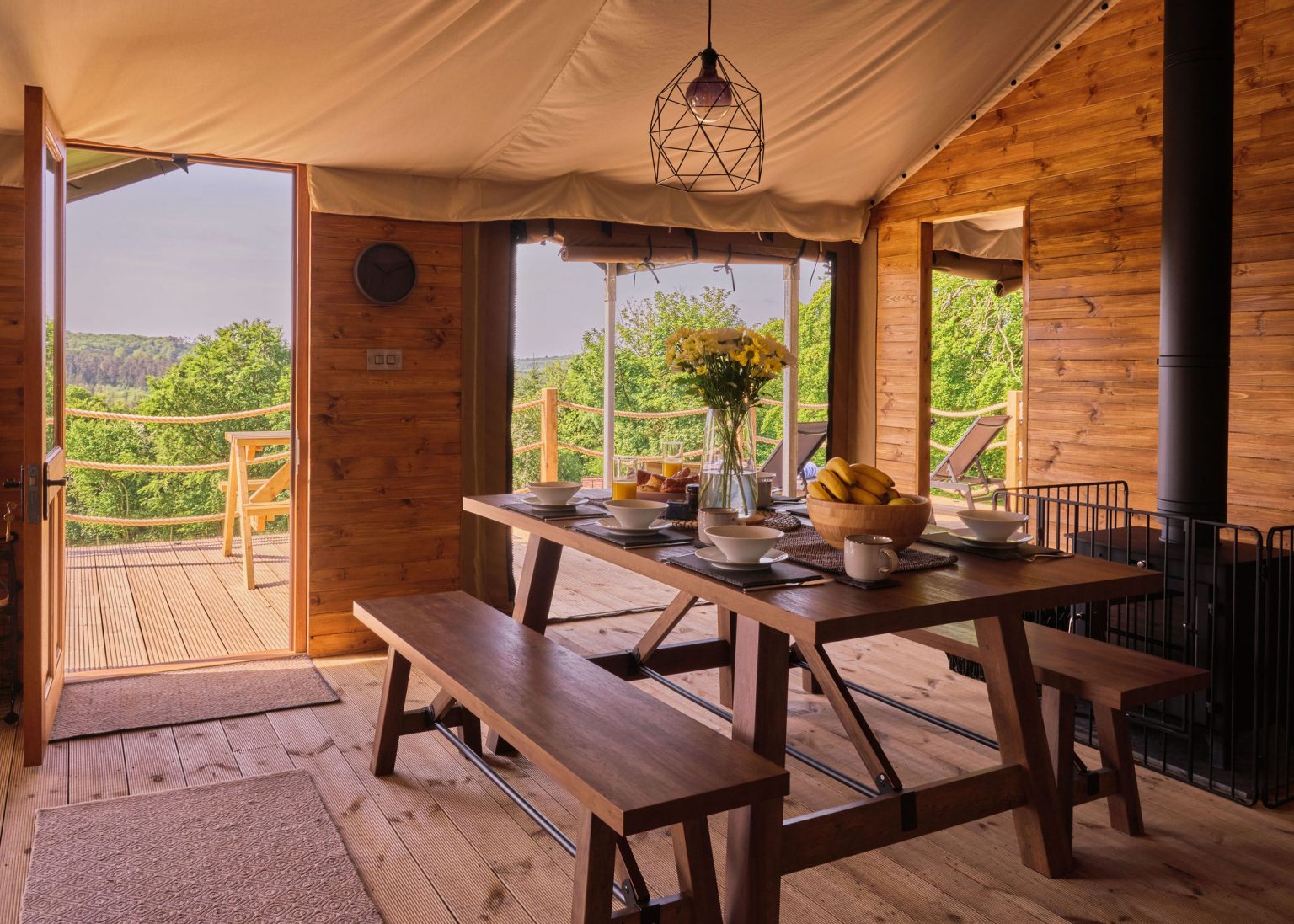 Family Glamping in Cornwall